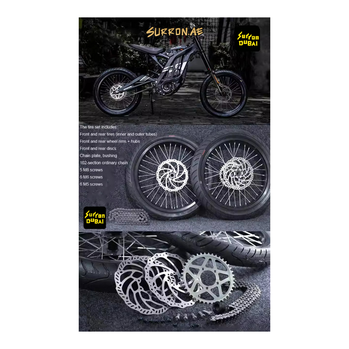SurRon Light Bee Supermoto Wheel Kit
