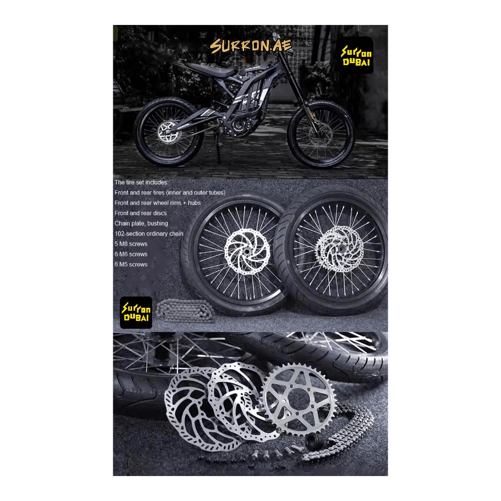 SurRon Light Bee Supermoto Wheel Kit — SURRON.AE